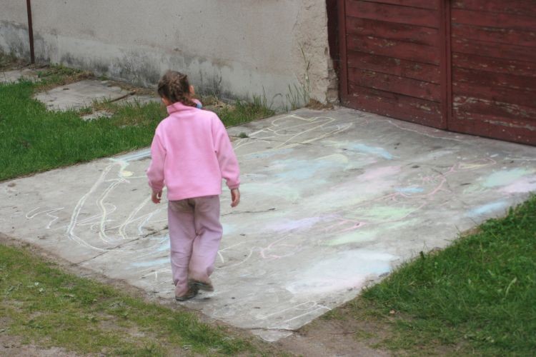Widzicie ogara? Malunek AniW, zamazany obrazek to &quot;mama Agag&quot;.