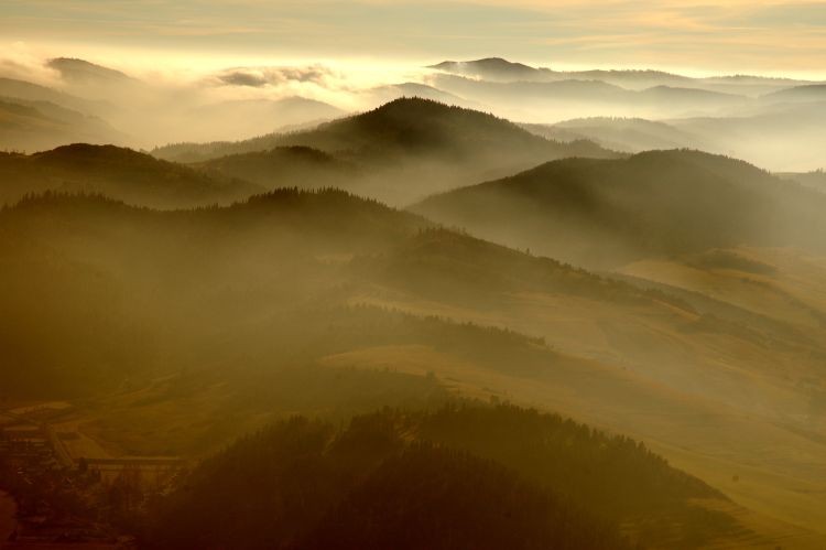 i na deser widok z trzech koron - poezja