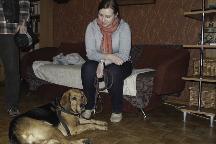 Ola oddelegowana do pozowania też nie wygląda na nieszczęśliwą ;))))