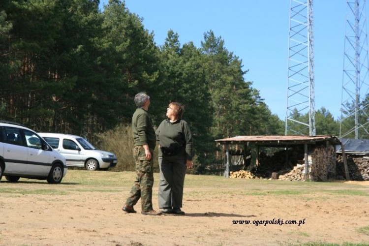 Kania nam towarzyszyła przez cały pobyt na niebie.