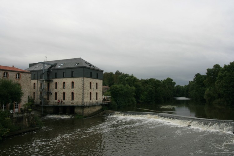 hotel w Clisson - przerobiony stary młyn.