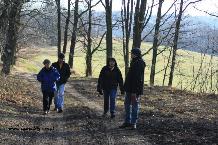 25 grudnia 2013 wędrówka po Niemczańskich Wzgórzach.