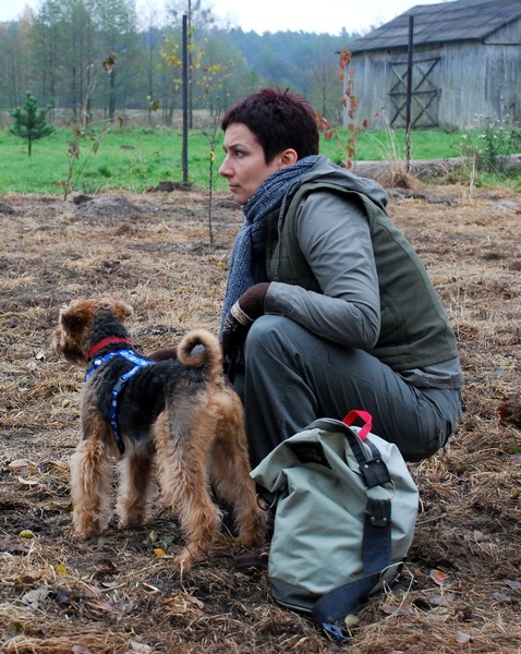 Olga słucha...ale Figuś juz nie bardzo ;)