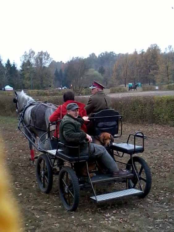Se jadę bryczką, a co OFICER mnie zaprosil