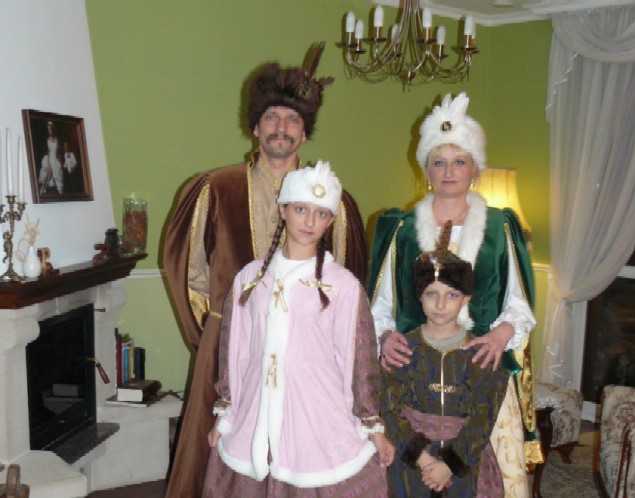 Witamy w naszych skromnych poniatowskich progach...